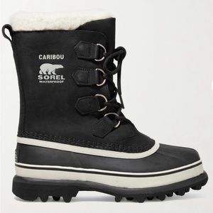 Sorrel Caribou waterproof nubuck and rubber boots Size 8.5